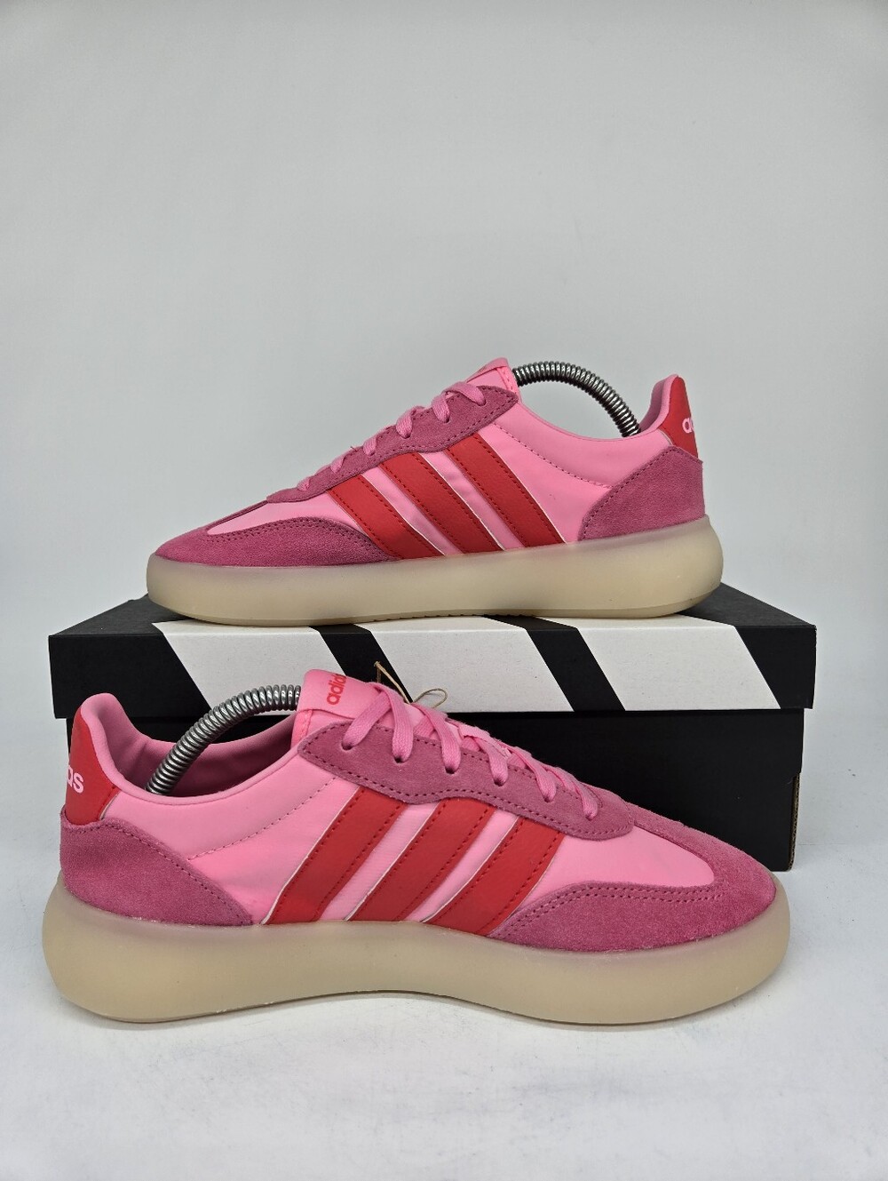 adidas Women's Barreda Decode JR1217 Bliss Pink Pure Ruby Shoes Size 7.5 - Picture 4 of 8